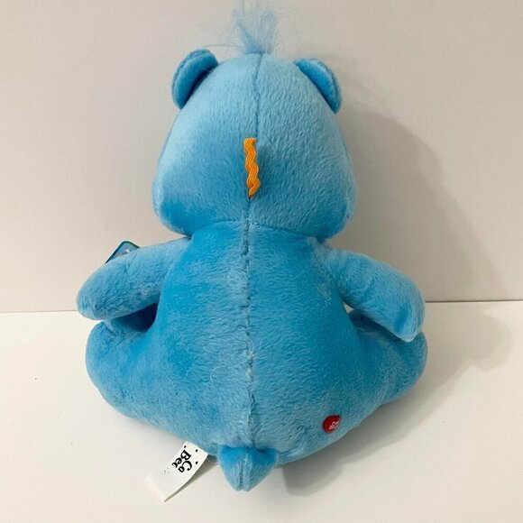 2004 Care Bears Champ Bear Plush Nanco Blue Trophy 9 Inch Doll Toy Tags are Worn - Picture 6 of 16